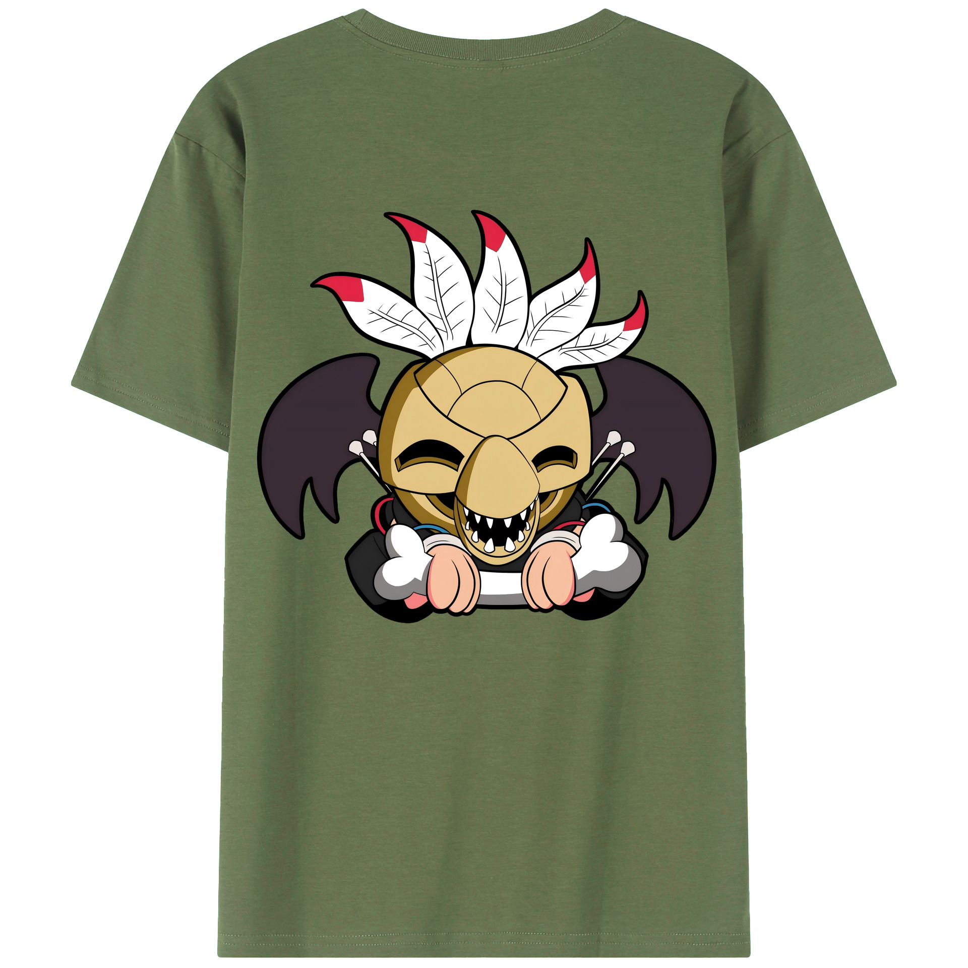 （画像用） ジョジョの奇妙な冒険 JoJo's Bizarre Adventure 綿100％ メンズ半袖Tシャツ（バックプリント） 通気性